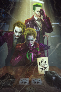 The Three Jokers (800x1280) Resolution Wallpaper
