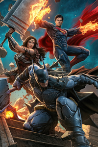 The Trinity Heroes (640x960) Resolution Wallpaper
