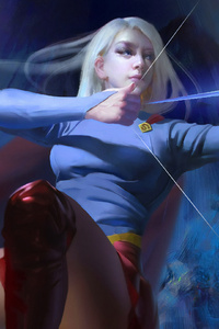 The Unpredictable Supergirl 4k (800x1280) Resolution Wallpaper