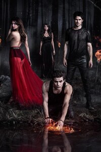 The Vampire Diaries TV Series (750x1334) Resolution Wallpaper