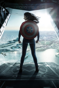 640x960 The Winter Soldier Girl Cosplay
