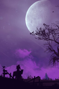 The Witcher 3 Game Minimal Art 4k (240x320) Resolution Wallpaper