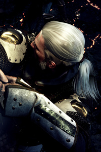 The Witcher 3 Geralt 10k (1080x1920) Resolution Wallpaper