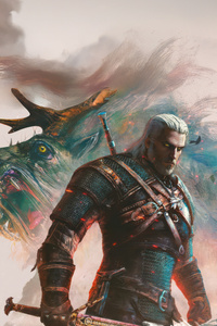 The Witcher 3 Wild Hunt Game 2025 (240x400) Resolution Wallpaper