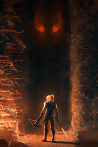 The Witcher Geralt Of Rivia 4k (1080x1920) Resolution Wallpaper