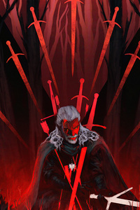 480x800 The Witcher Witch