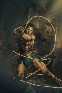 1125x2436 The Wonder Woman 4k