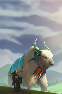 The Yak (320x568) Resolution Wallpaper