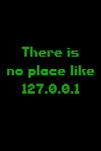 1080x2160 There Is No Place Like Localhost