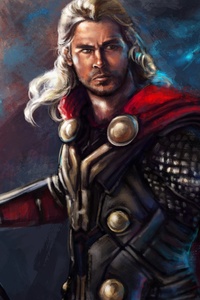 Thor 5k Art (750x1334) Resolution Wallpaper