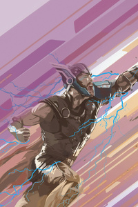 Thor And Hulk 4k Art (1080x2160) Resolution Wallpaper
