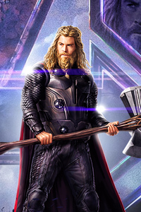 Thor Avengers Endgame 2020 4k (320x568) Resolution Wallpaper