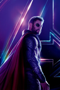Thor In Avengers Infinity War New 8k Poster