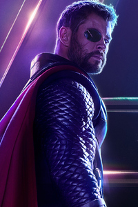 Thor In Avengers Infinity War New Poster (1125x2436) Resolution Wallpaper