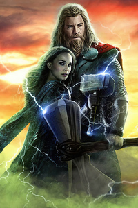 Thor Love And Thunder Artwork