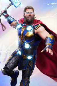 1080x2280 Thor Love And Thunder Marvel Avengers