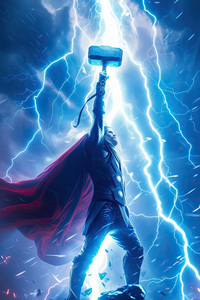 Thor Netherrealm Avenger (240x400) Resolution Wallpaper