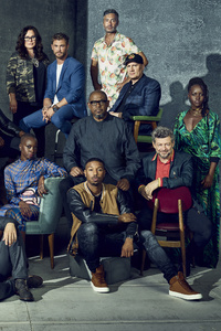 Thor Ragnarok And Black Panther Cast Photoshoot (2160x3840) Resolution Wallpaper