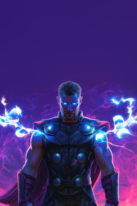 Thor Ready For Battle (1125x2436) Resolution Wallpaper