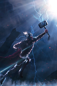 320x480 Thor Vs Kratos 4k