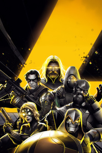 Thunderbolts Ft Marvel Contest Of Champions (1080x1920) Resolution Wallpaper