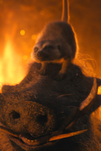 Timon And Pumbaa In Mufasa The Lion King 2024 (2160x3840) Resolution Wallpaper