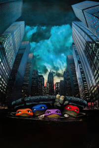 640x1136 Tmnt Coming Out From The Gutter
