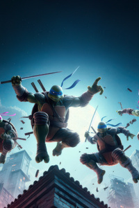 Tmnt Raiders Of The Forgotten World (240x400) Resolution Wallpaper
