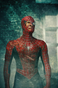 Tobey Maguire Spiderman 4k (640x960) Resolution Wallpaper