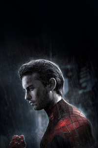 Tobey Maguire Spiderman 5k (1080x2400) Resolution Wallpaper