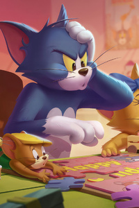 Tom And Jerry 4k (320x568) Resolution Wallpaper