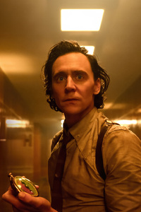Tom Hiddleston As Loki In Season 2 (1080x2160) Resolution Wallpaper