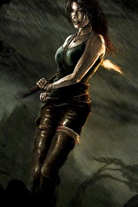 Tomb Raider 15 Years Celebration (240x320) Resolution Wallpaper