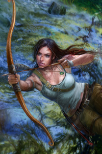Tomb Raider 5k Arts (480x854) Resolution Wallpaper