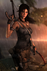 Tomb Raider Lara Croft 10k (540x960) Resolution Wallpaper