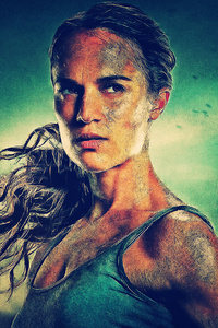 Tomb Raider Movie 4k Artwork (640x1136) Resolution Wallpaper