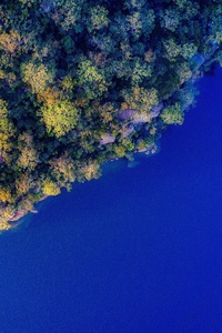 Top View Of Island (1280x2120) Resolution Wallpaper