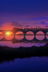 Train To Home (540x960) Resolution Wallpaper