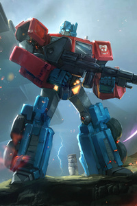 Transformers Forged To Fight (240x320) Resolution Wallpaper