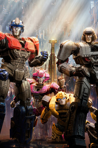 Transformers One 2024 Movie Poster (640x960) Resolution Wallpaper