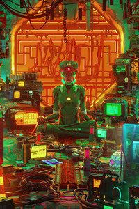 Transhuman (640x960) Resolution Wallpaper