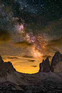 Tremontana Lavaredo Italy (640x1136) Resolution Wallpaper