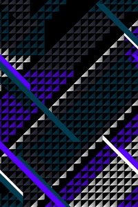 Triangles Collision (480x800) Resolution Wallpaper