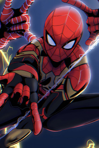 Trio Spiderman 4k (640x1136) Resolution Wallpaper