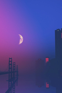 Twilight Metropolis (1080x2400) Resolution Wallpaper