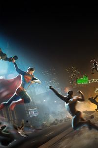 Ultraman Vs Superman (750x1334) Resolution Wallpaper