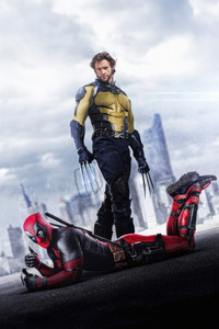 Unbreakable Bonds Wolverine And Deadpool (1440x2960) Resolution Wallpaper