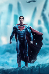 Unbreakable Spirit Superman (480x800) Resolution Wallpaper