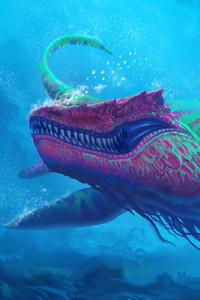 Under Water Creature (1440x2560) Resolution Wallpaper
