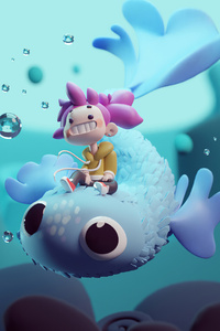Underwater Adventure (320x480) Resolution Wallpaper